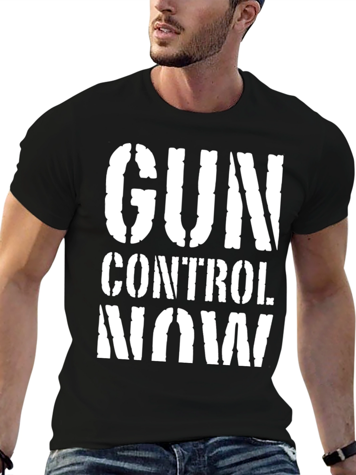 Gun Control Now T-Shirt - Black Activist Tee