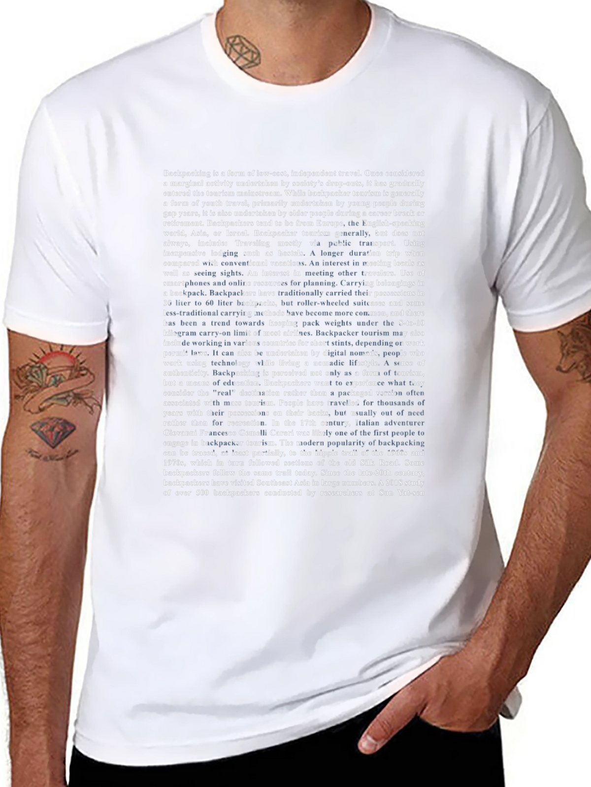 Backpacker Travel Tee: Explore the World