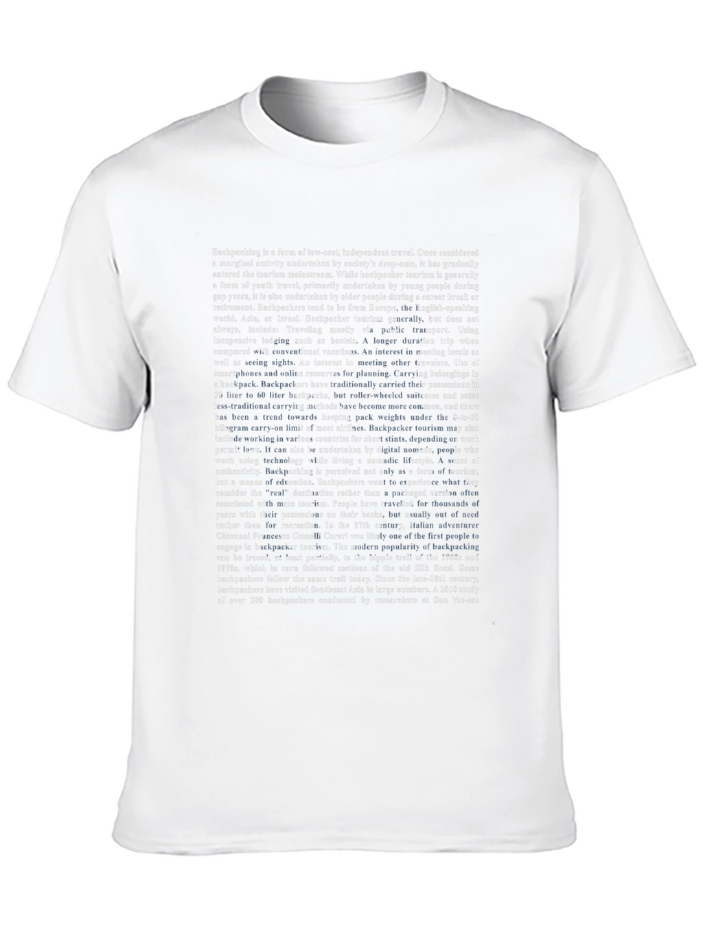 Backpacker Travel Tee: Explore the World