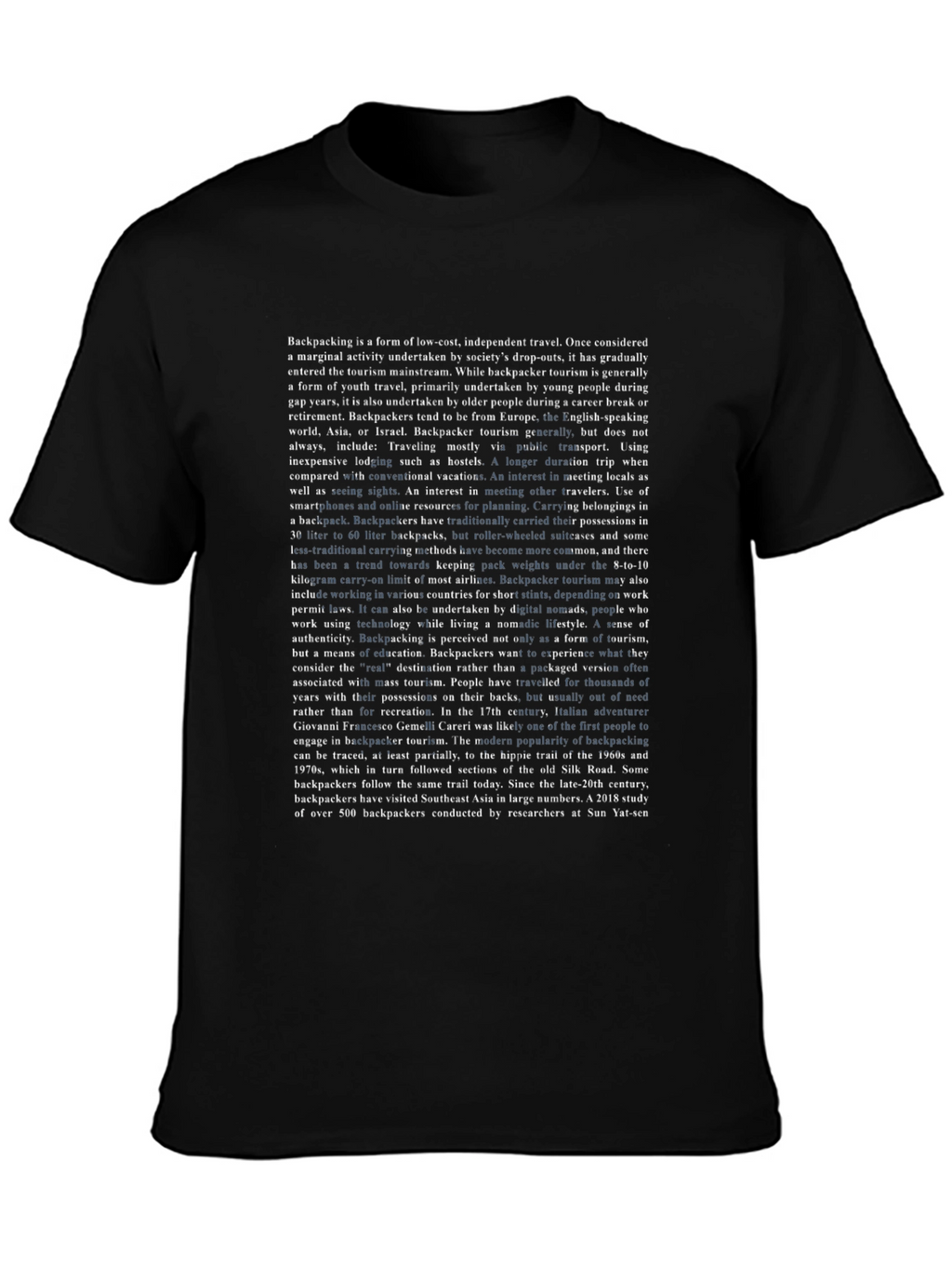 Backpacker Travel Tee: Explore the World