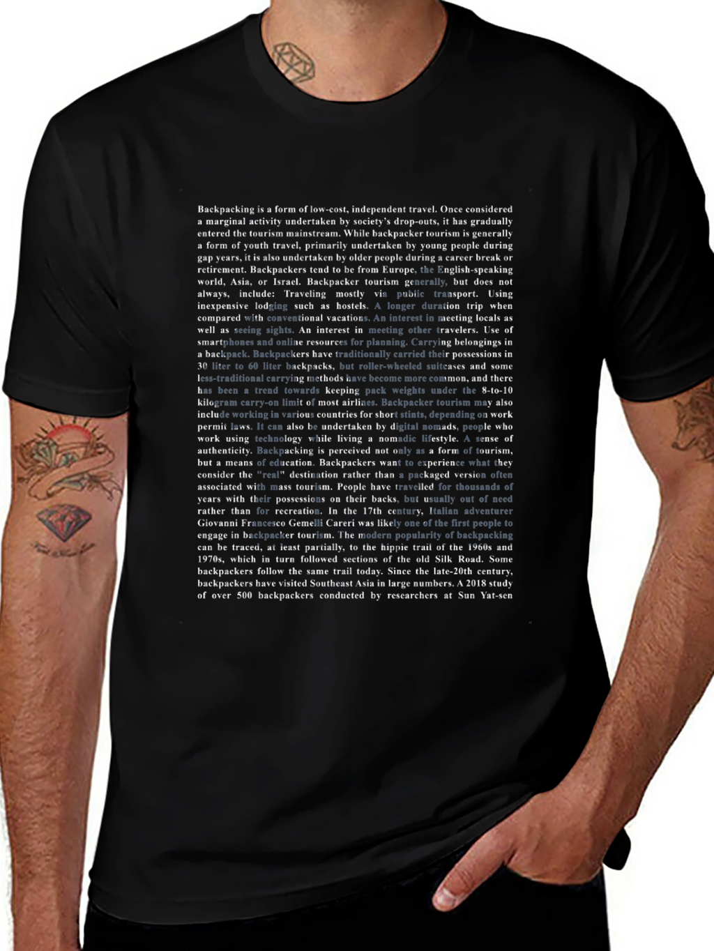 Backpacker Travel Tee: Explore the World