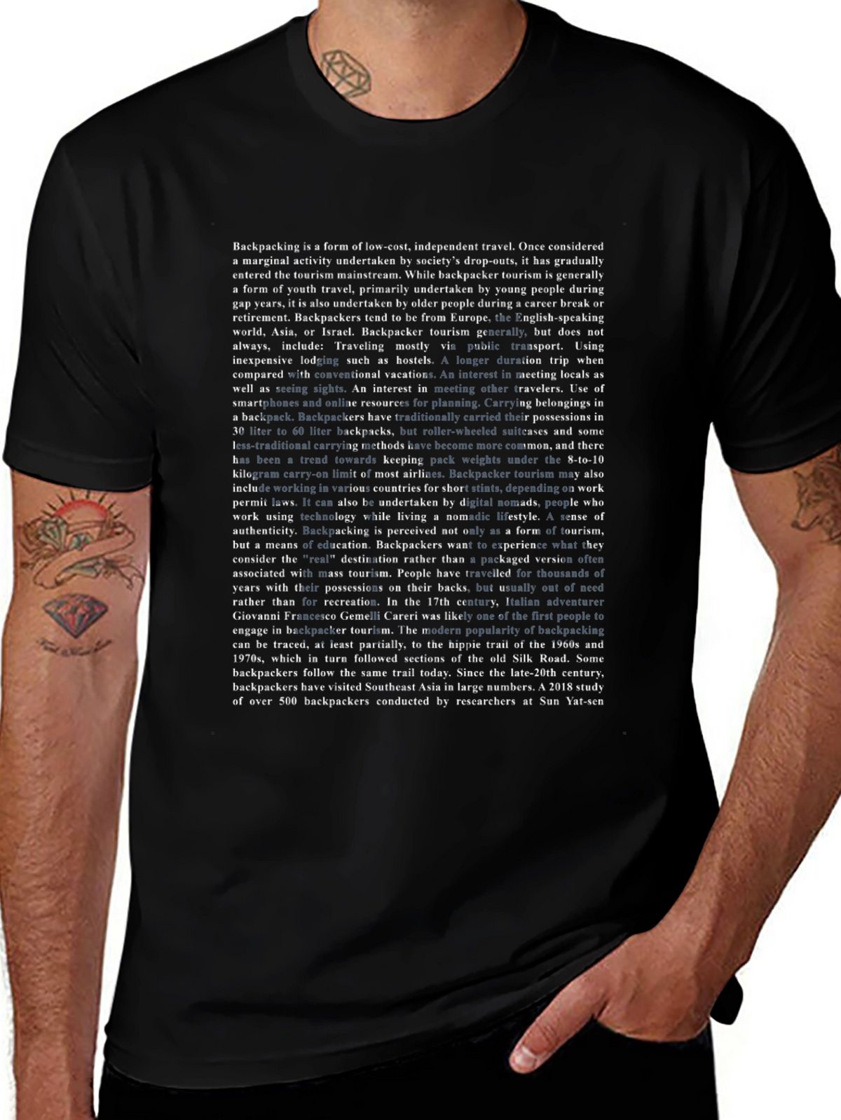 Backpacker Travel Tee: Explore the World