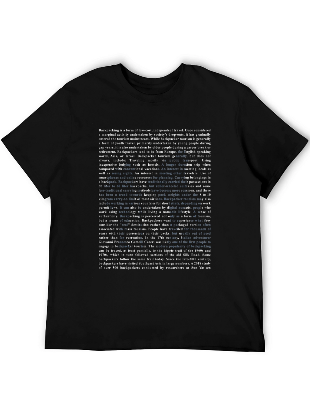Backpacker Travel Tee: Explore the World