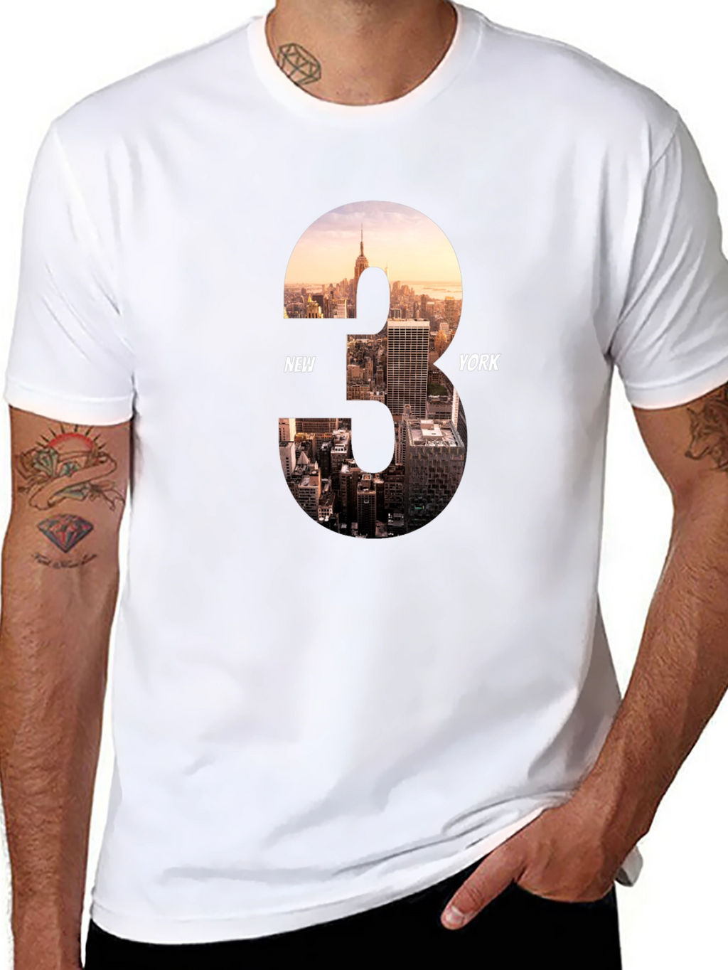 New York Cityscape Graphic Tee