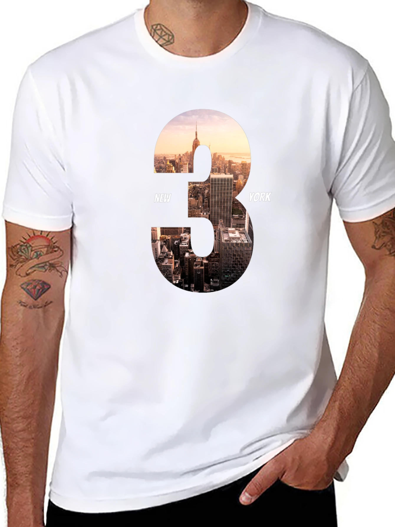 New York Cityscape Graphic Tee