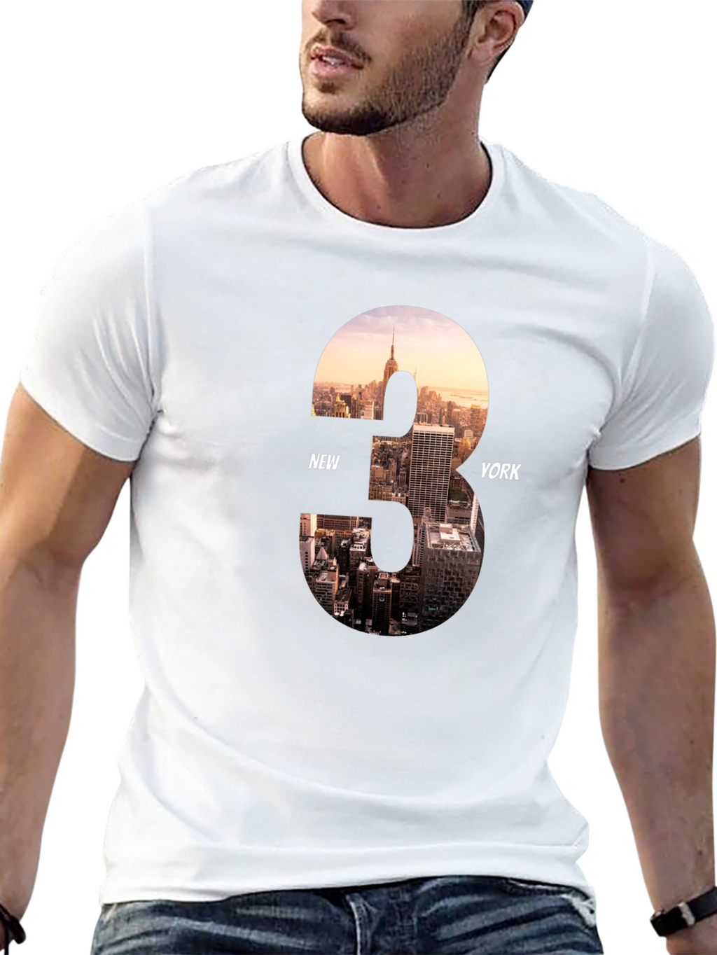 New York Cityscape Graphic Tee