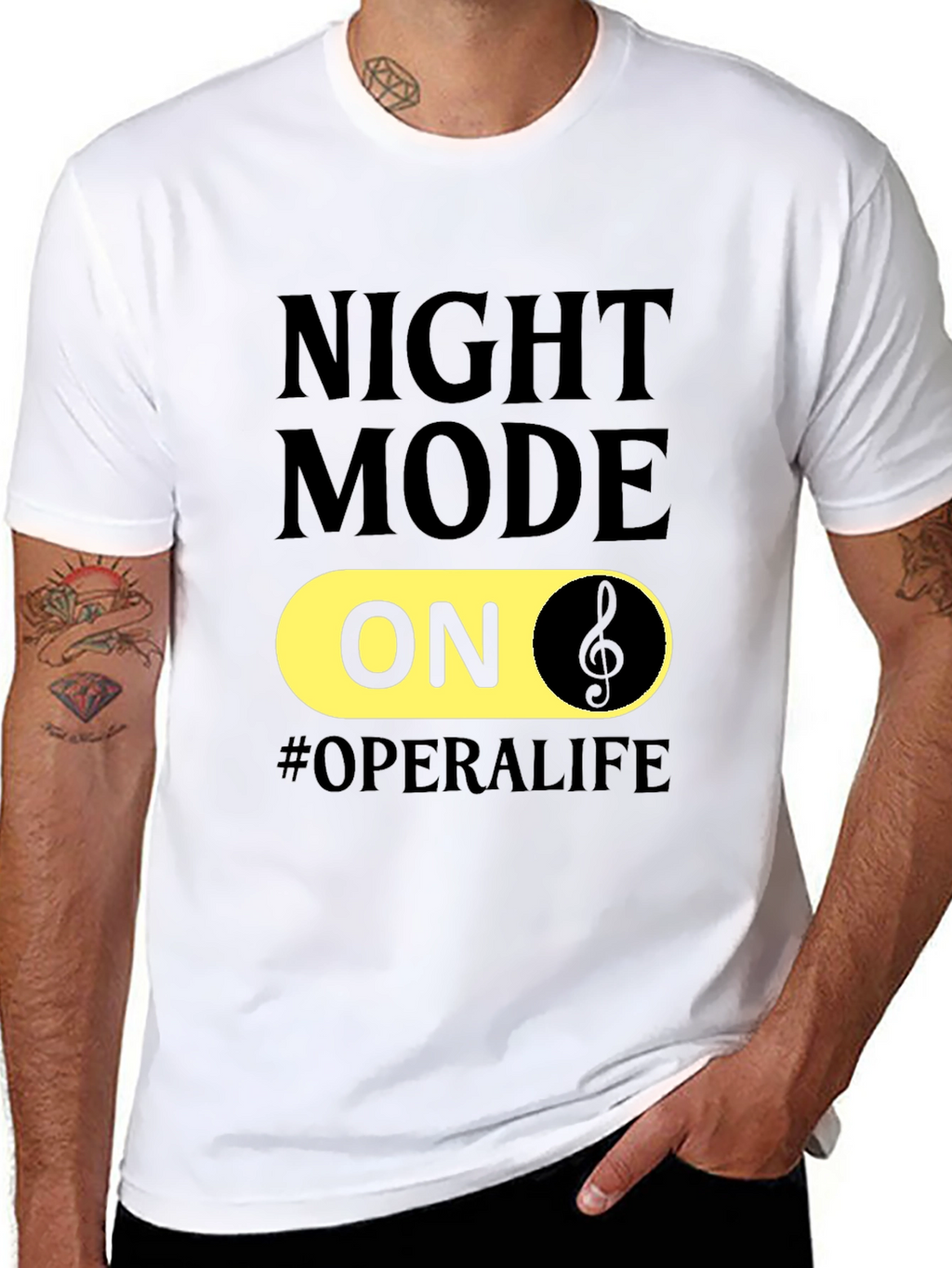 Night Mode On Opera Life T-Shirt