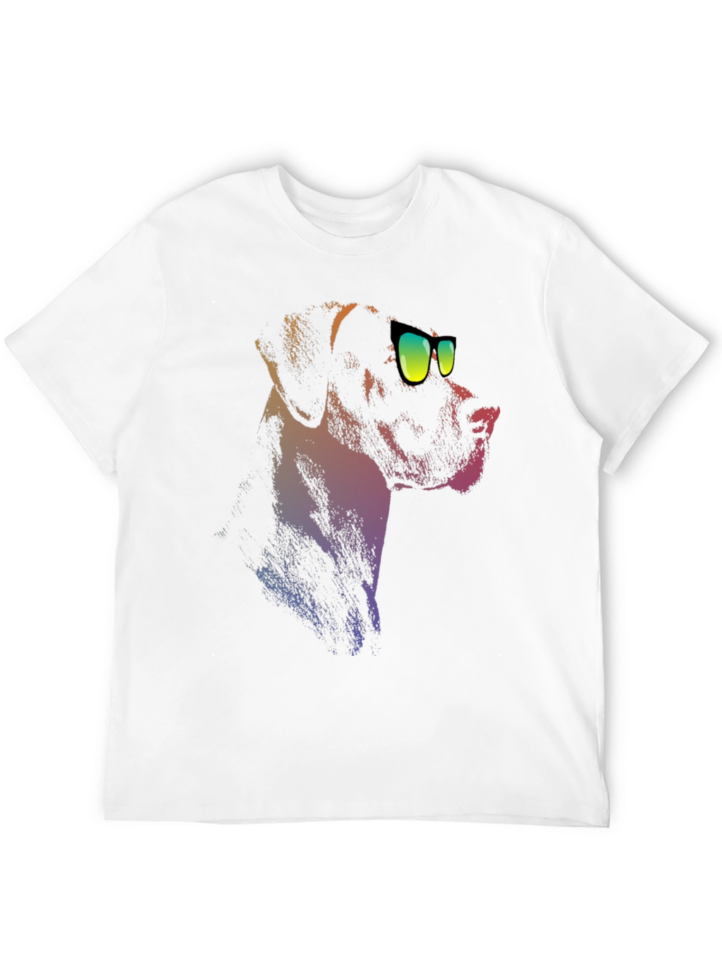 Cool Dog Tee: Black T-Shirt with Dog Graphic
