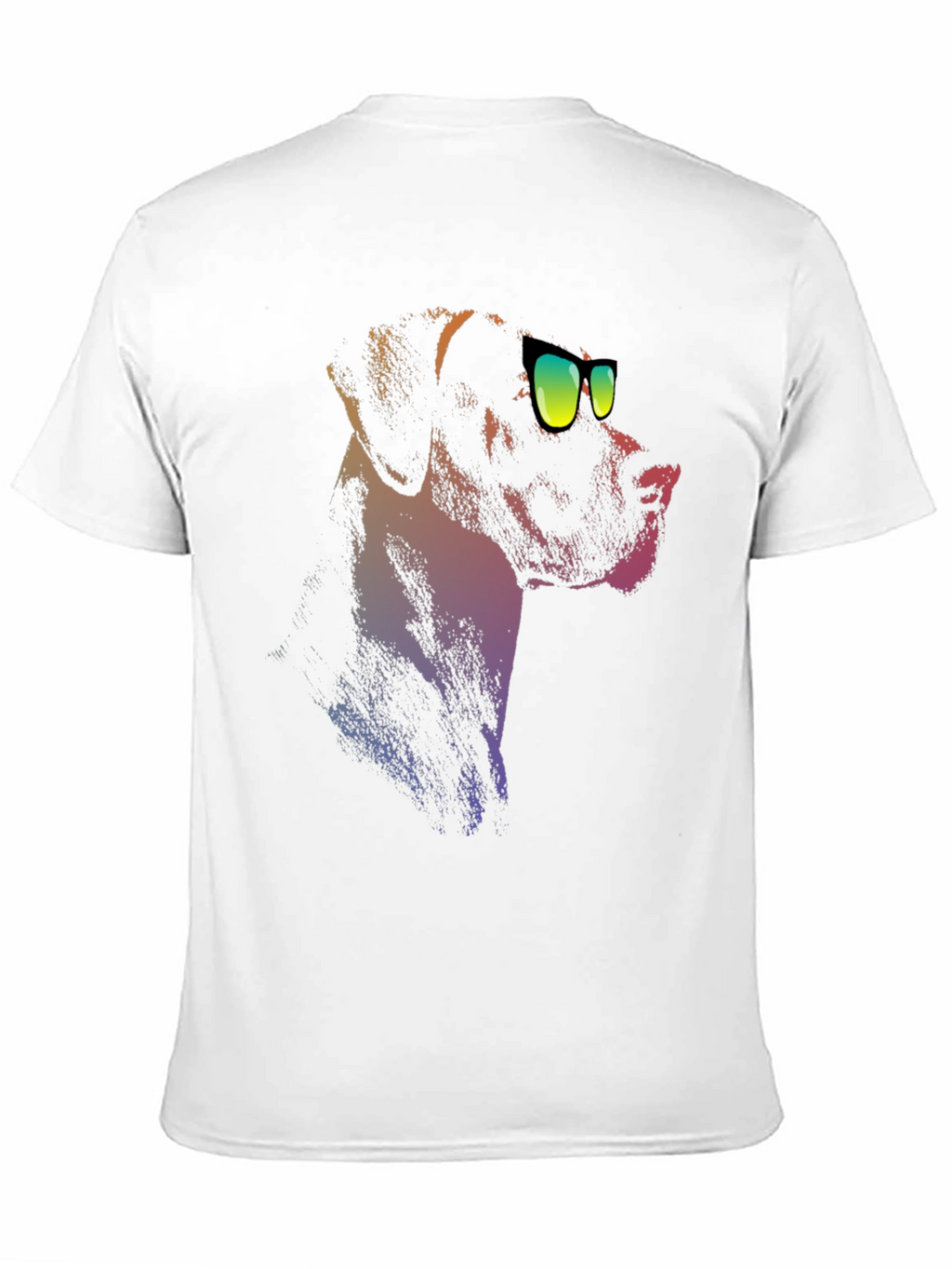 Cool Dog Tee: Black T-Shirt with Dog Graphic