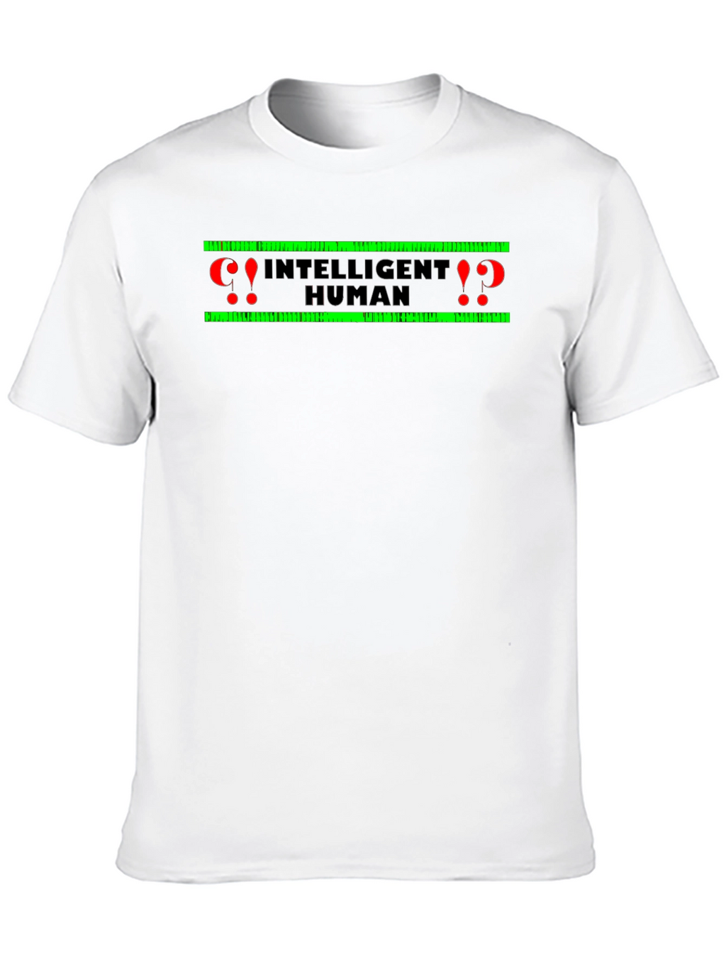 Intelligent Human Graphic Tee - Black