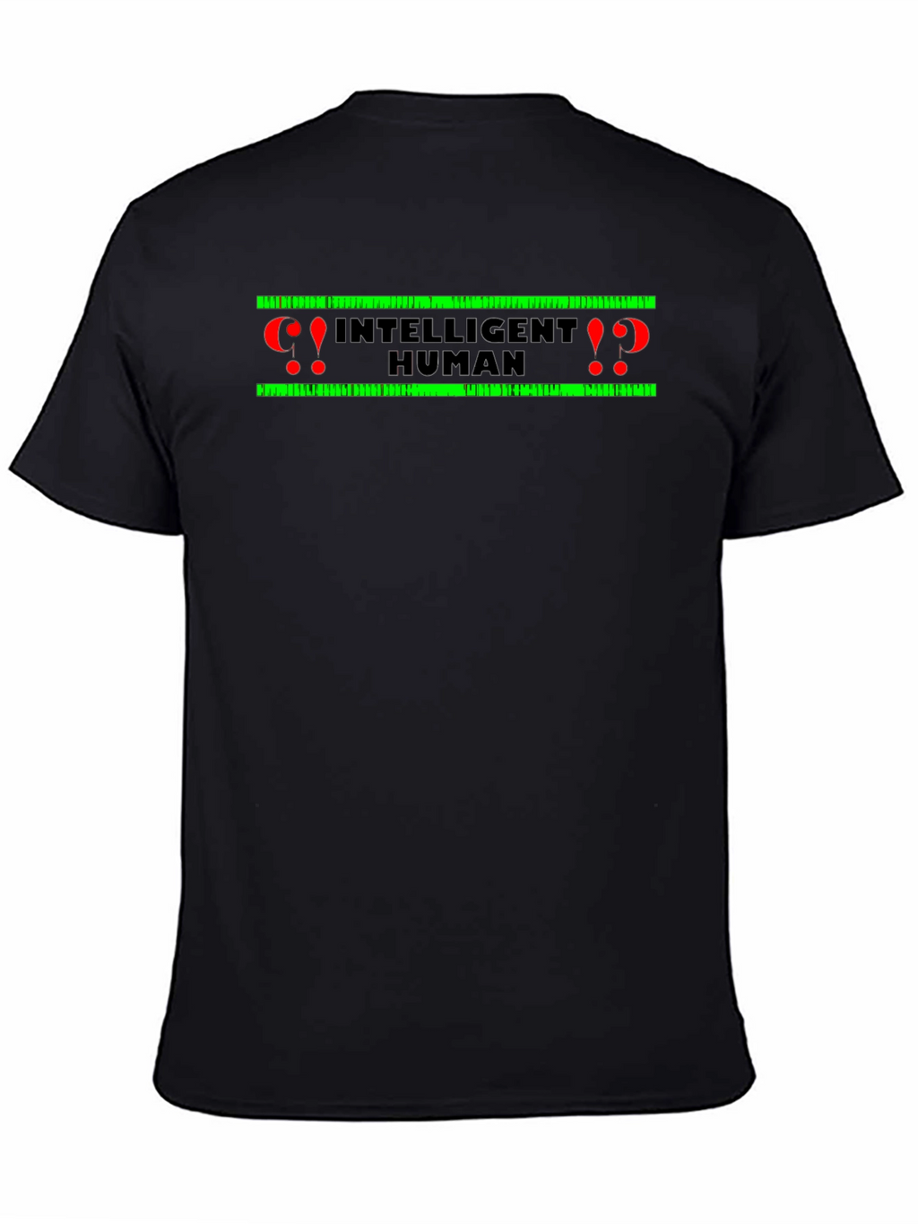 Intelligent Human Graphic Tee - Black