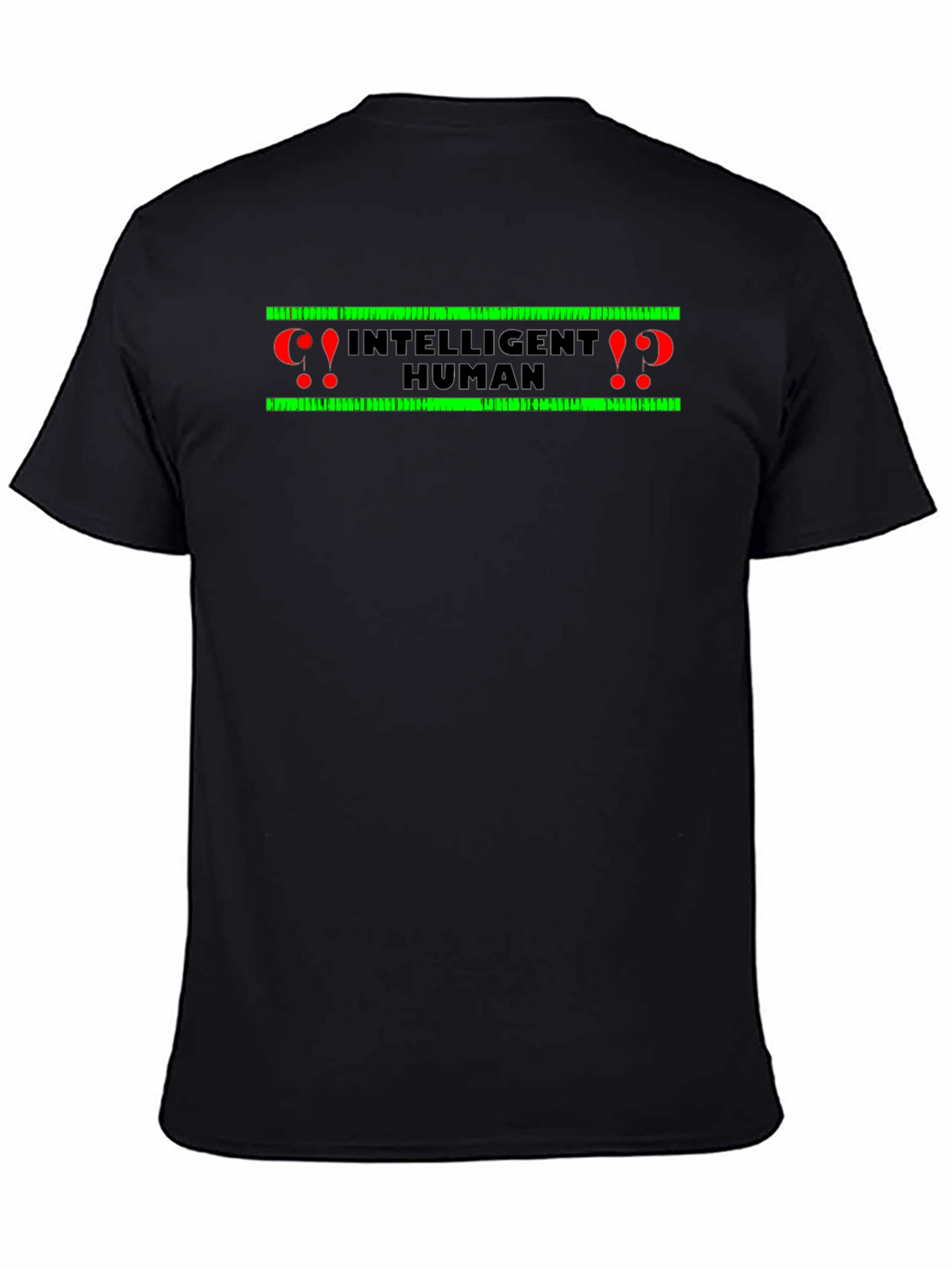 Intelligent Human Graphic Tee - Black