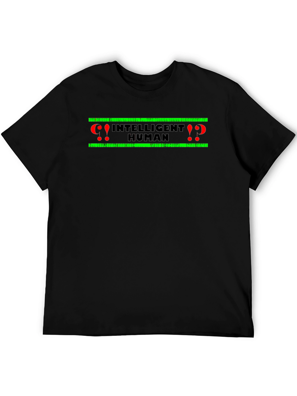 Intelligent Human Graphic Tee - Black