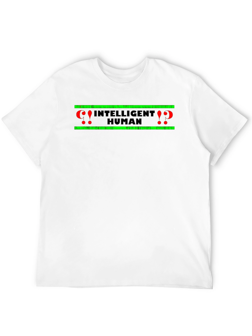 Intelligent Human Graphic Tee - Black