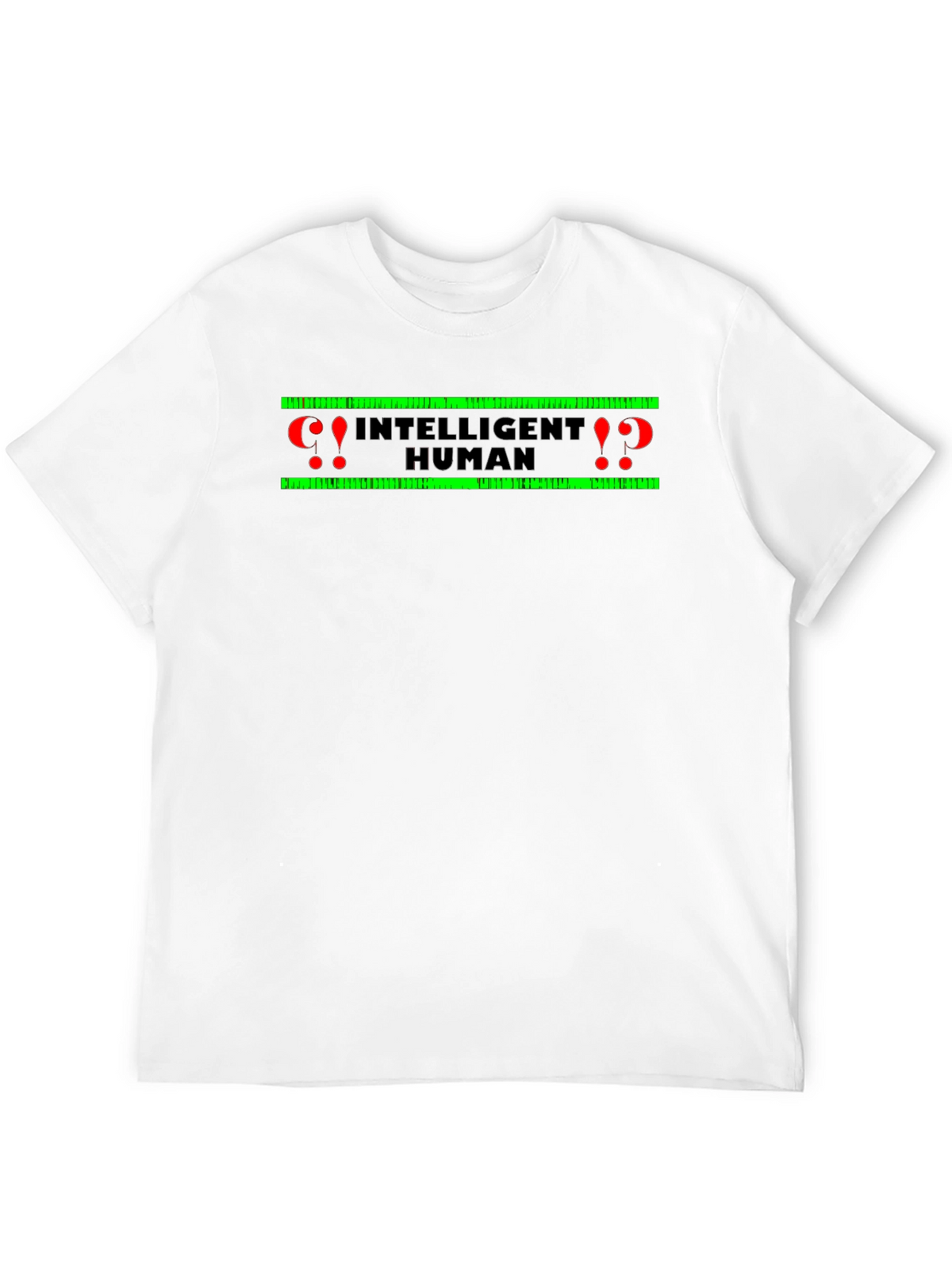 Intelligent Human Graphic Tee - Black