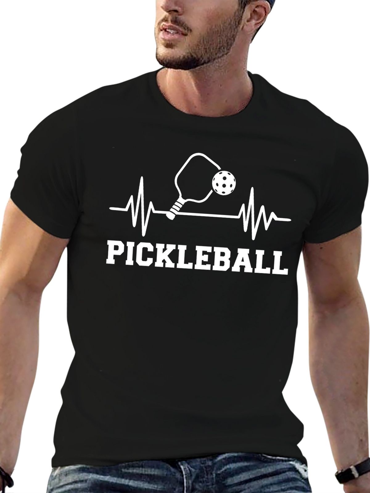 Pickleball Heartbeat T-Shirt