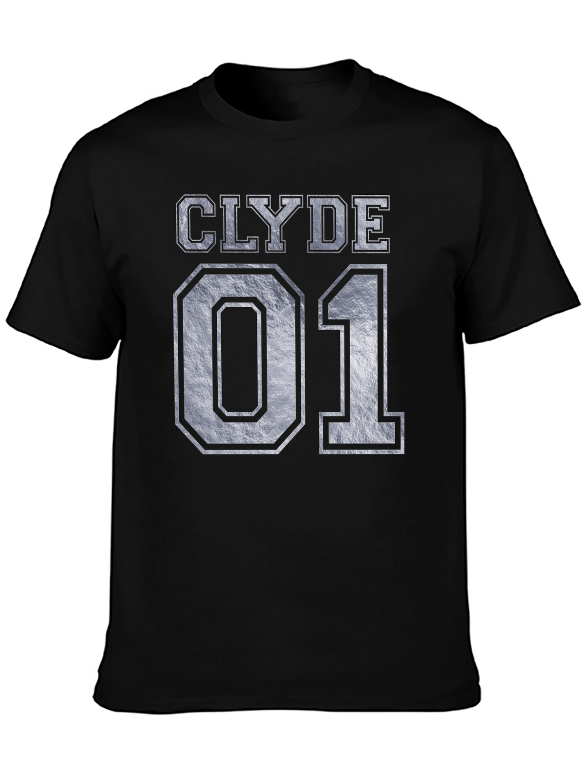 Clyde 01 Graphic Tee - Black Cotton Blend