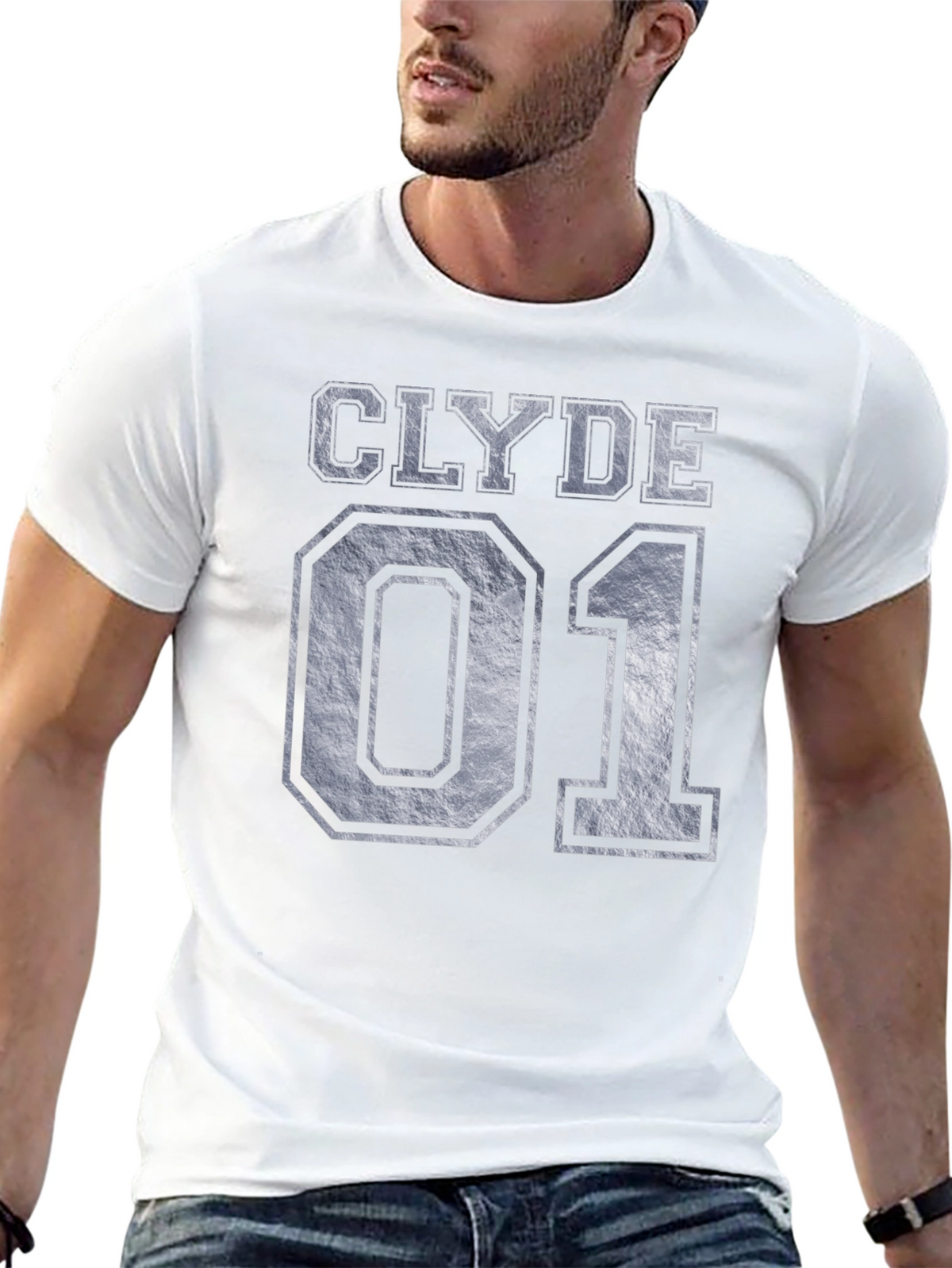 Clyde 01 Graphic Tee - Black Cotton Blend