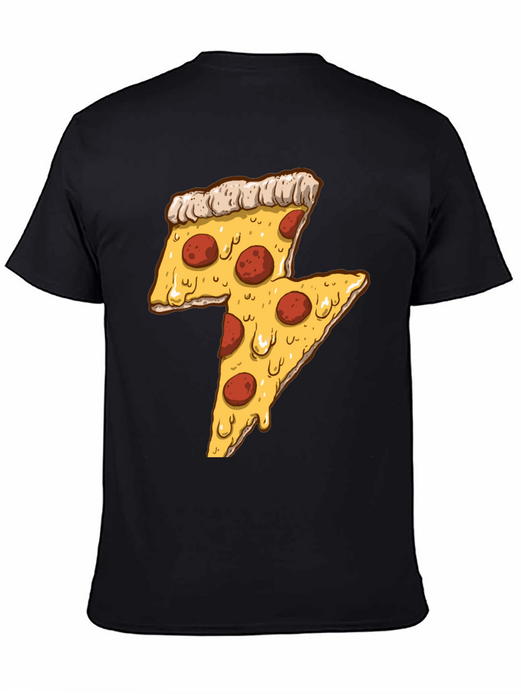 Pizza Lightning Bolt Graphic Tee