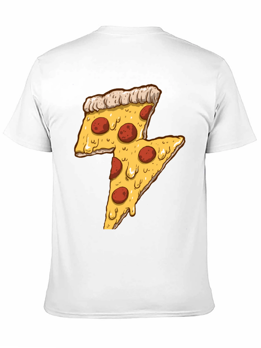 Pizza Lightning Bolt Graphic Tee