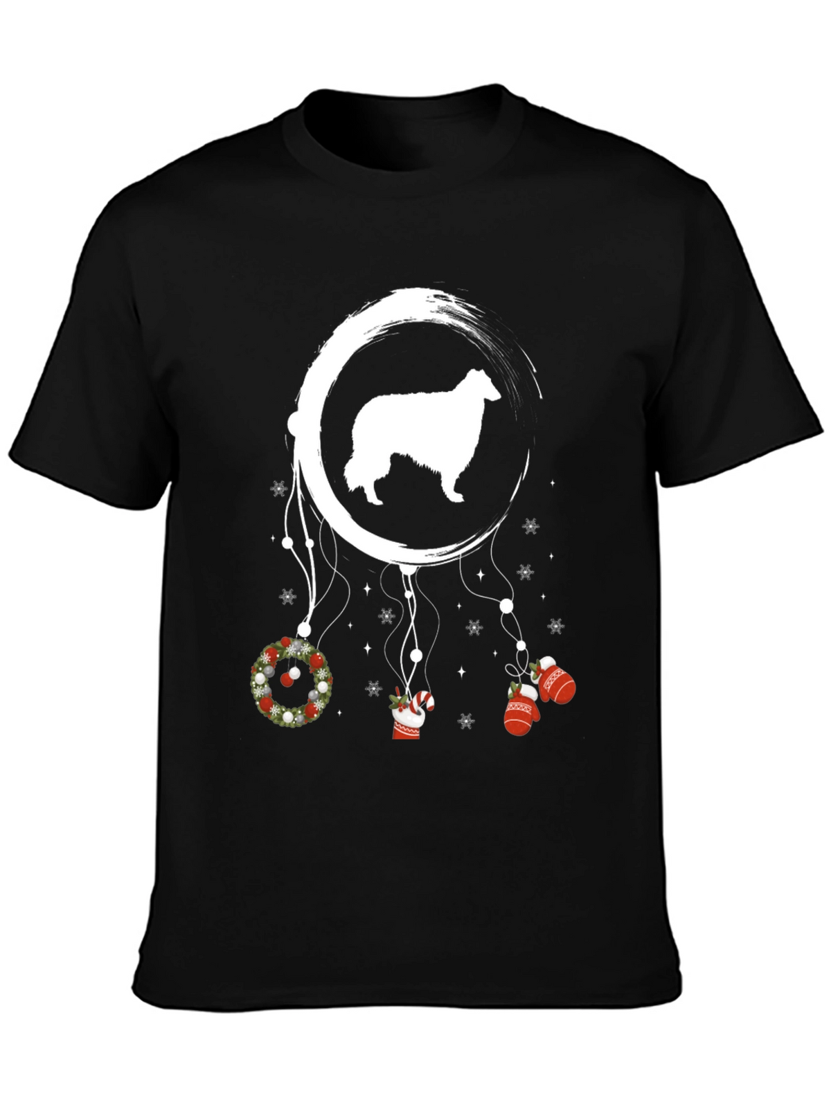 Dog Dreamcatcher Christmas T-Shirt