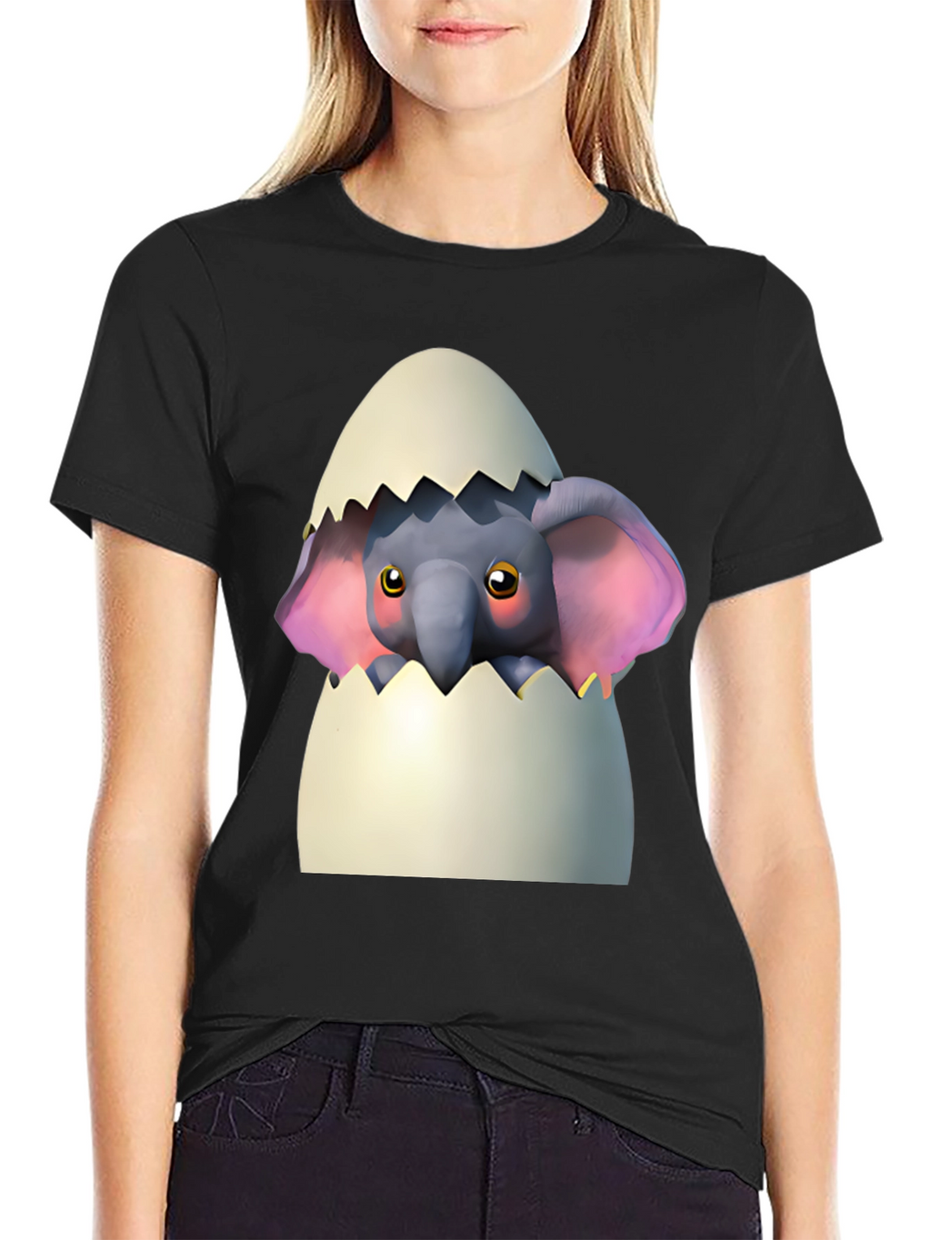 Cute Elephant Hatching T-Shirt