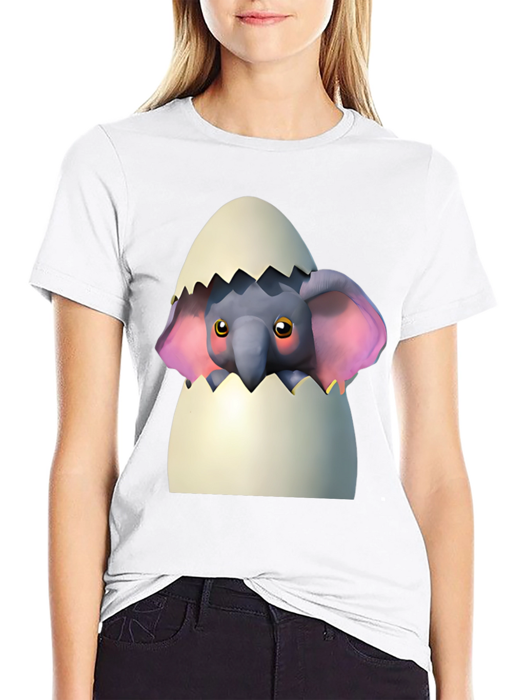 Cute Elephant Hatching T-Shirt