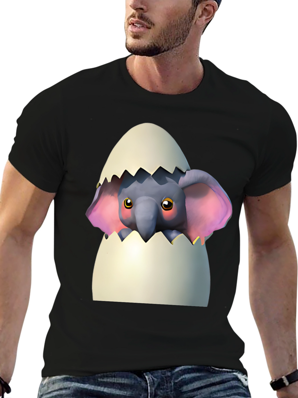 Cute Elephant Hatching T-Shirt