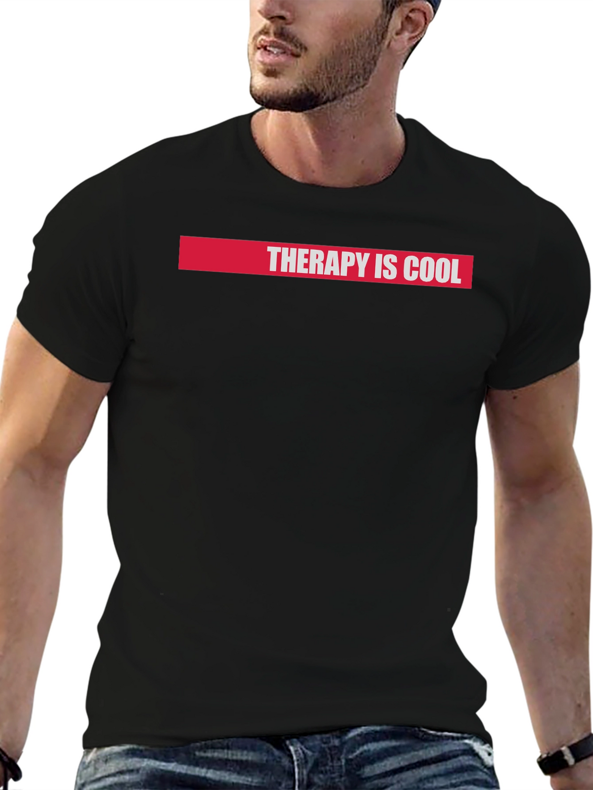 Therapy Is Cool Graphic T-Shirt