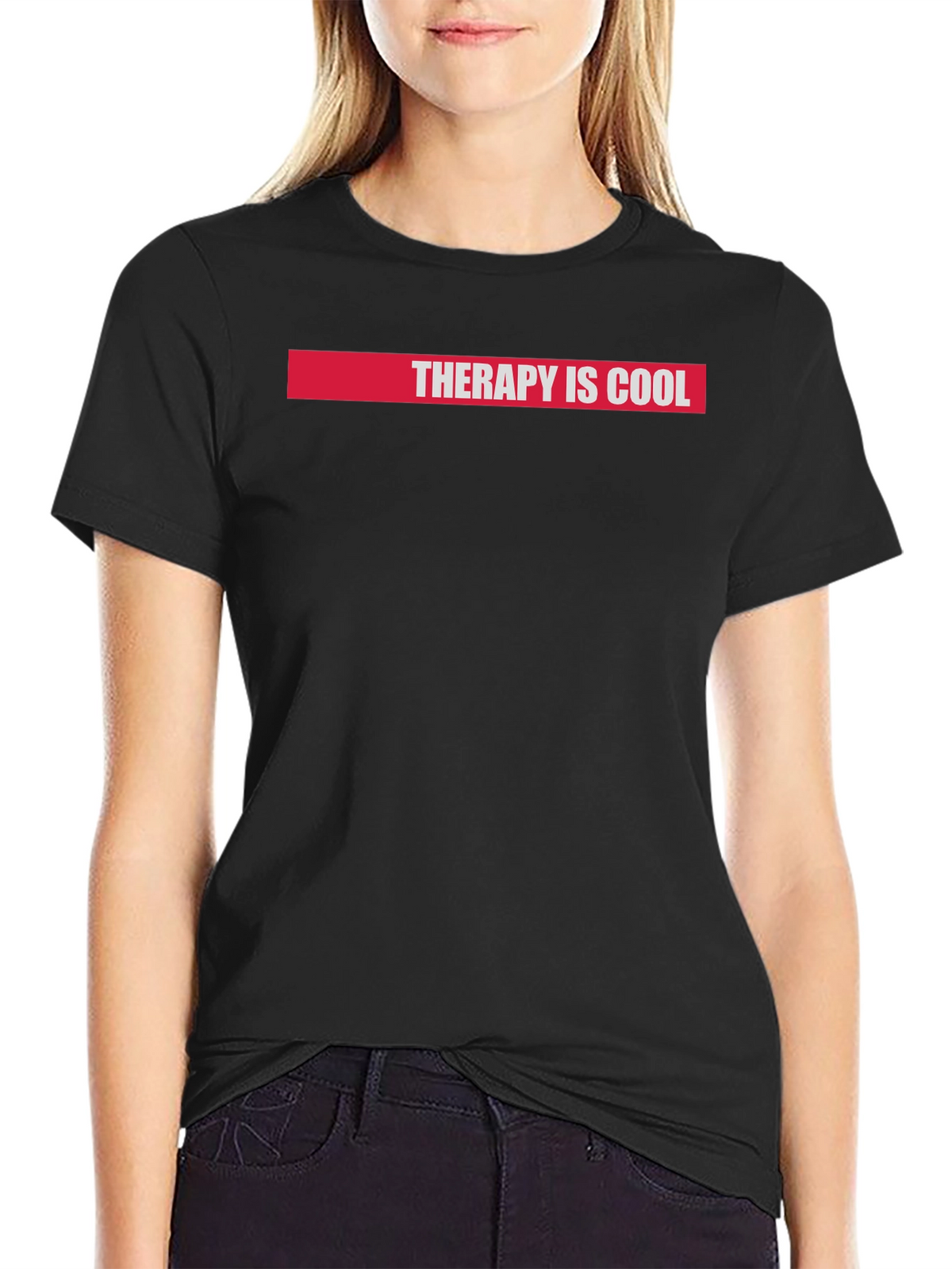 Therapy Is Cool Graphic T-Shirt