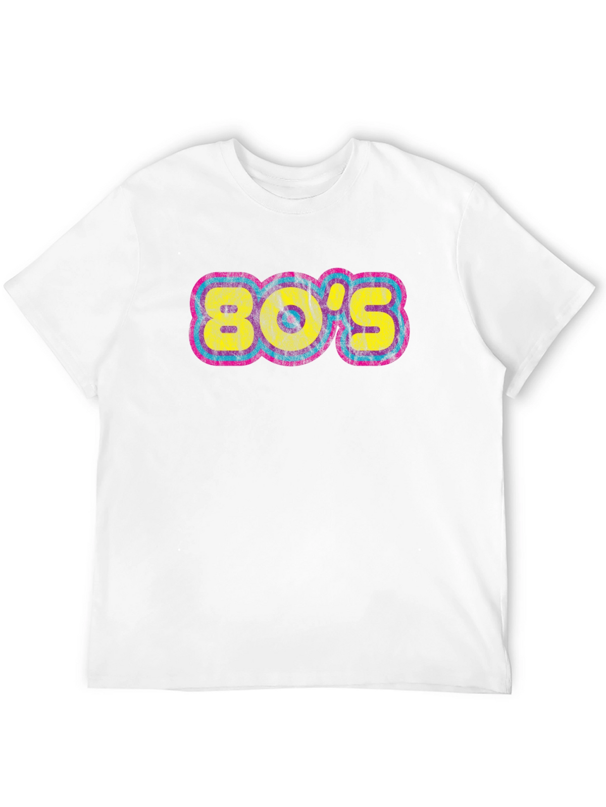 Retro 80s Graphic Tee - Black
