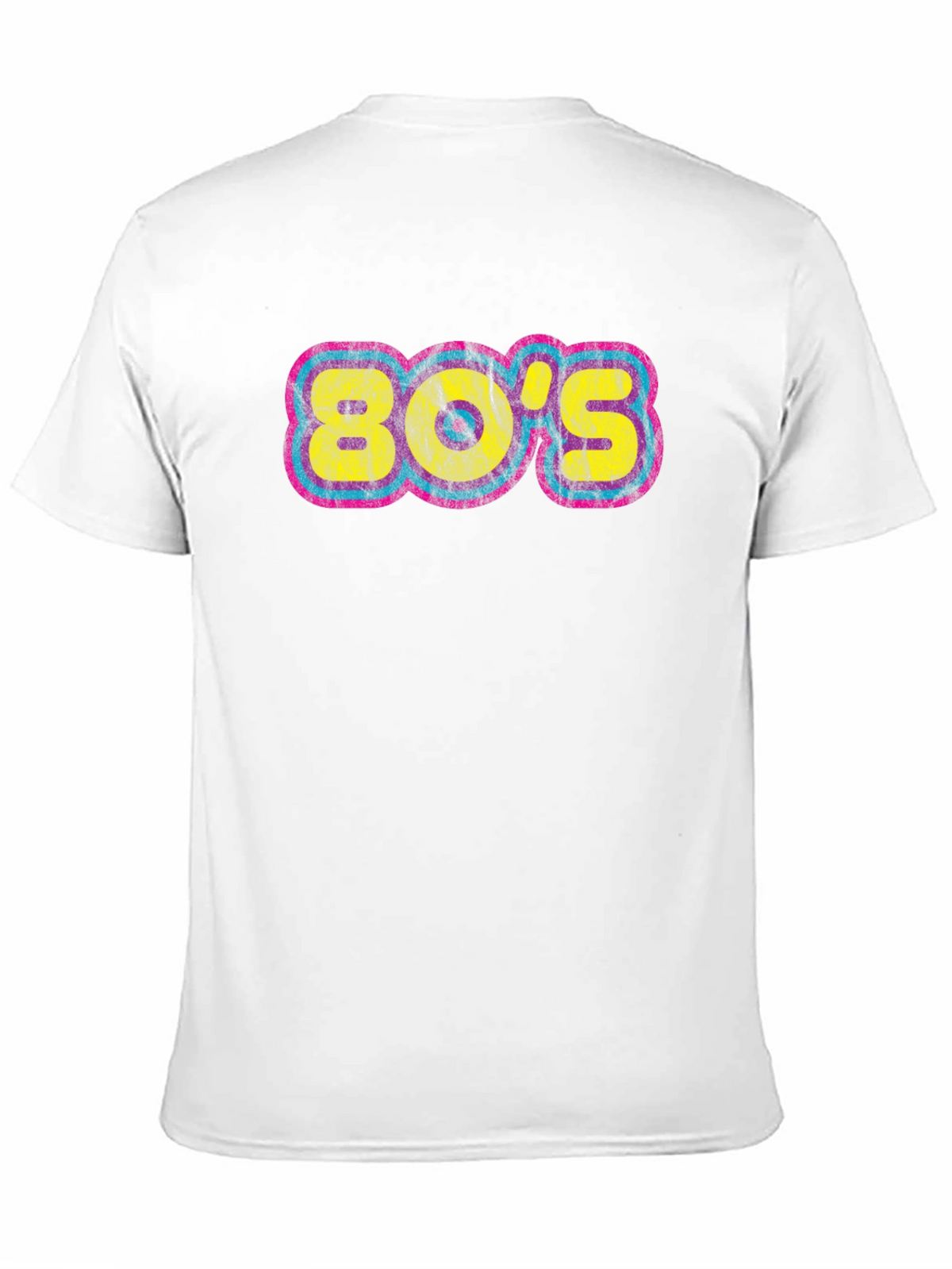 Retro 80s Graphic Tee - Black