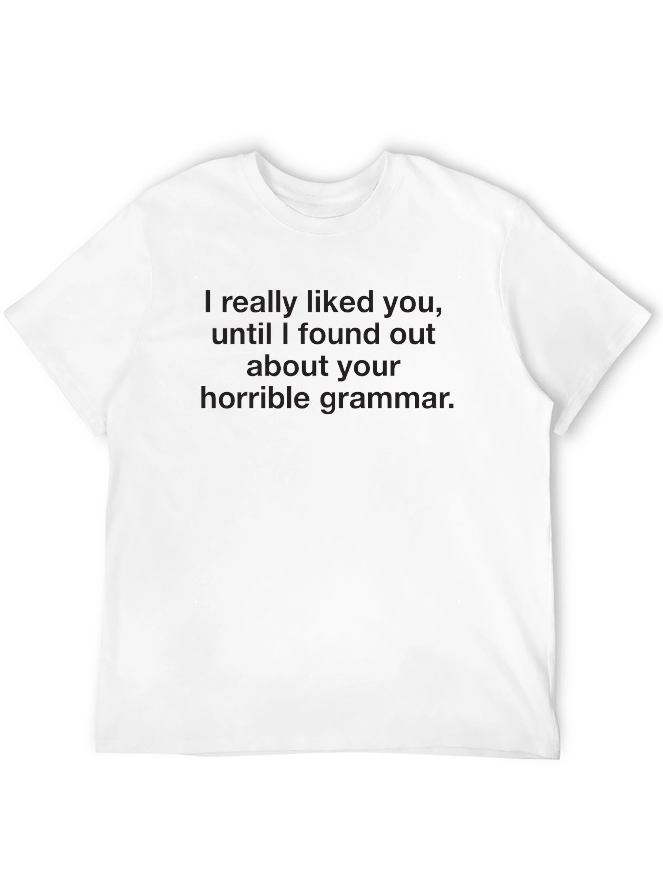 Humorous Grammar T-Shirt - Dark Humor Tee