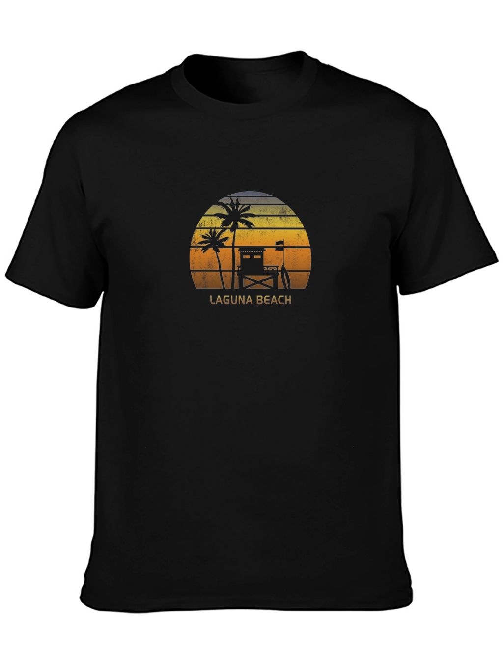 Laguna Beach Sunset Graphic T-Shirt