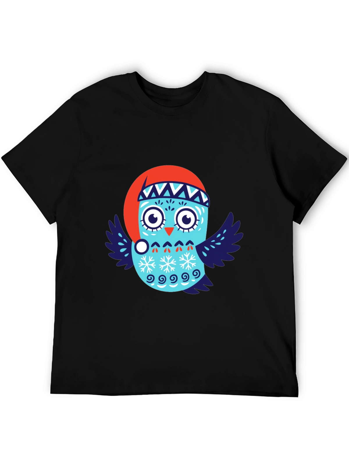Festive Owl T-Shirt - Holiday Design