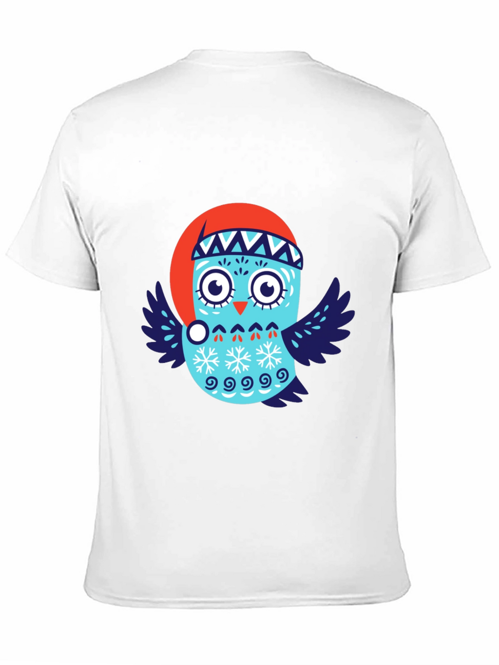 Festive Owl T-Shirt - Holiday Design