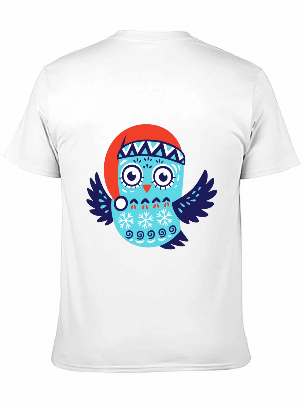Festive Owl T-Shirt - Holiday Design