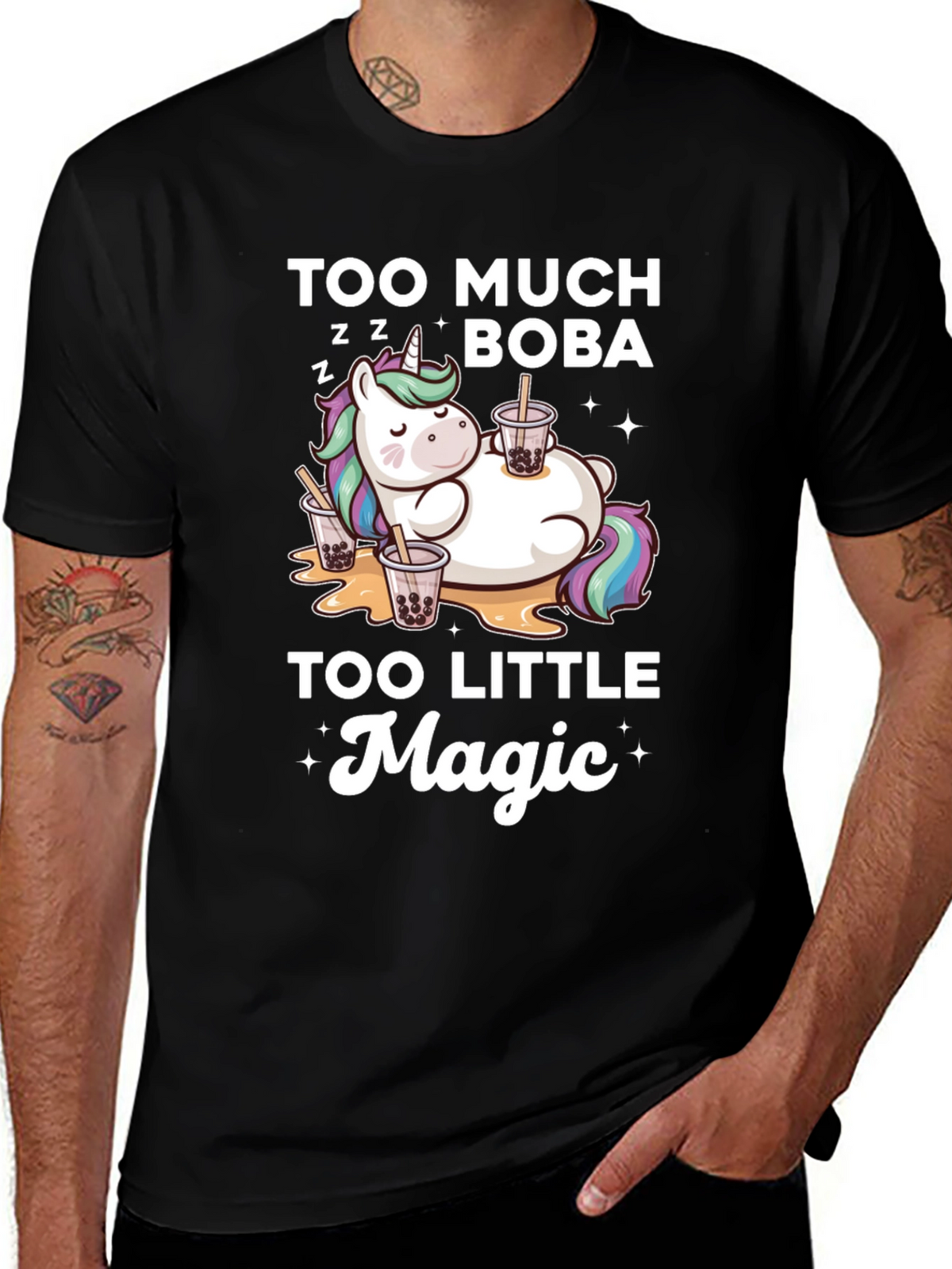 Too Much Boba Too Little Magic T-Shirt