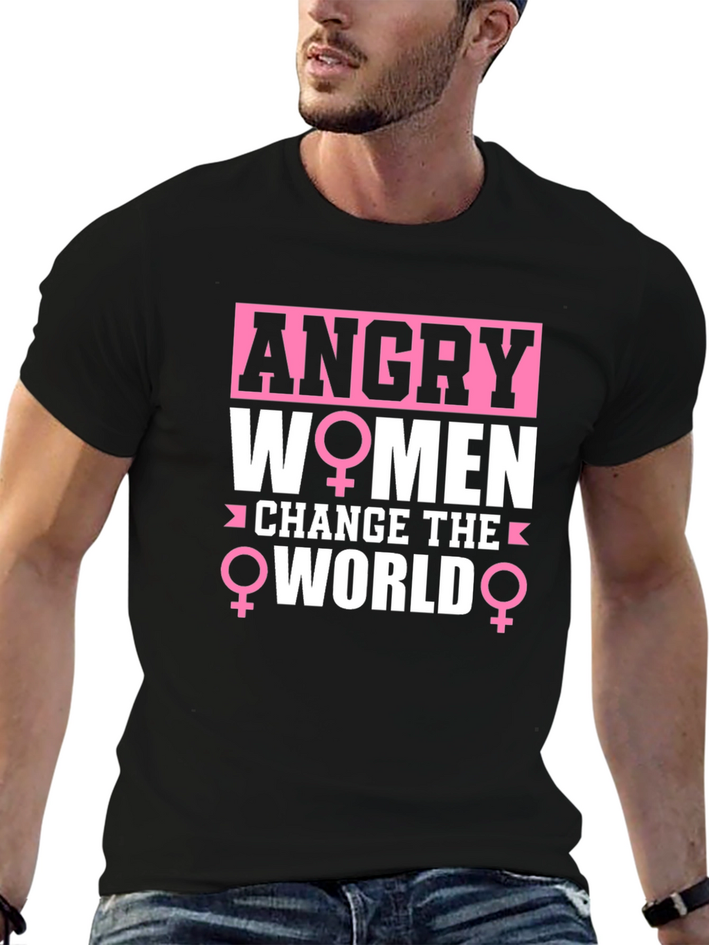Angry Women Change the World Graphic Tee