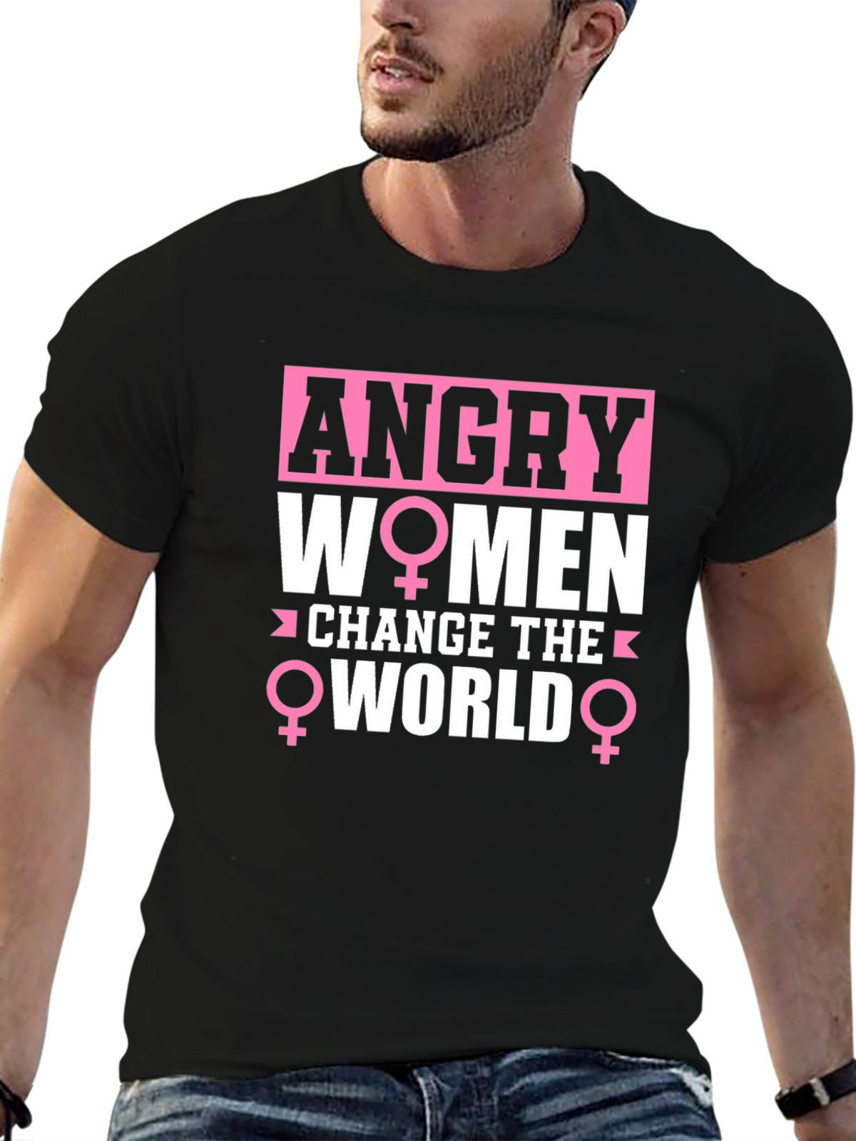Angry Women Change the World Graphic Tee