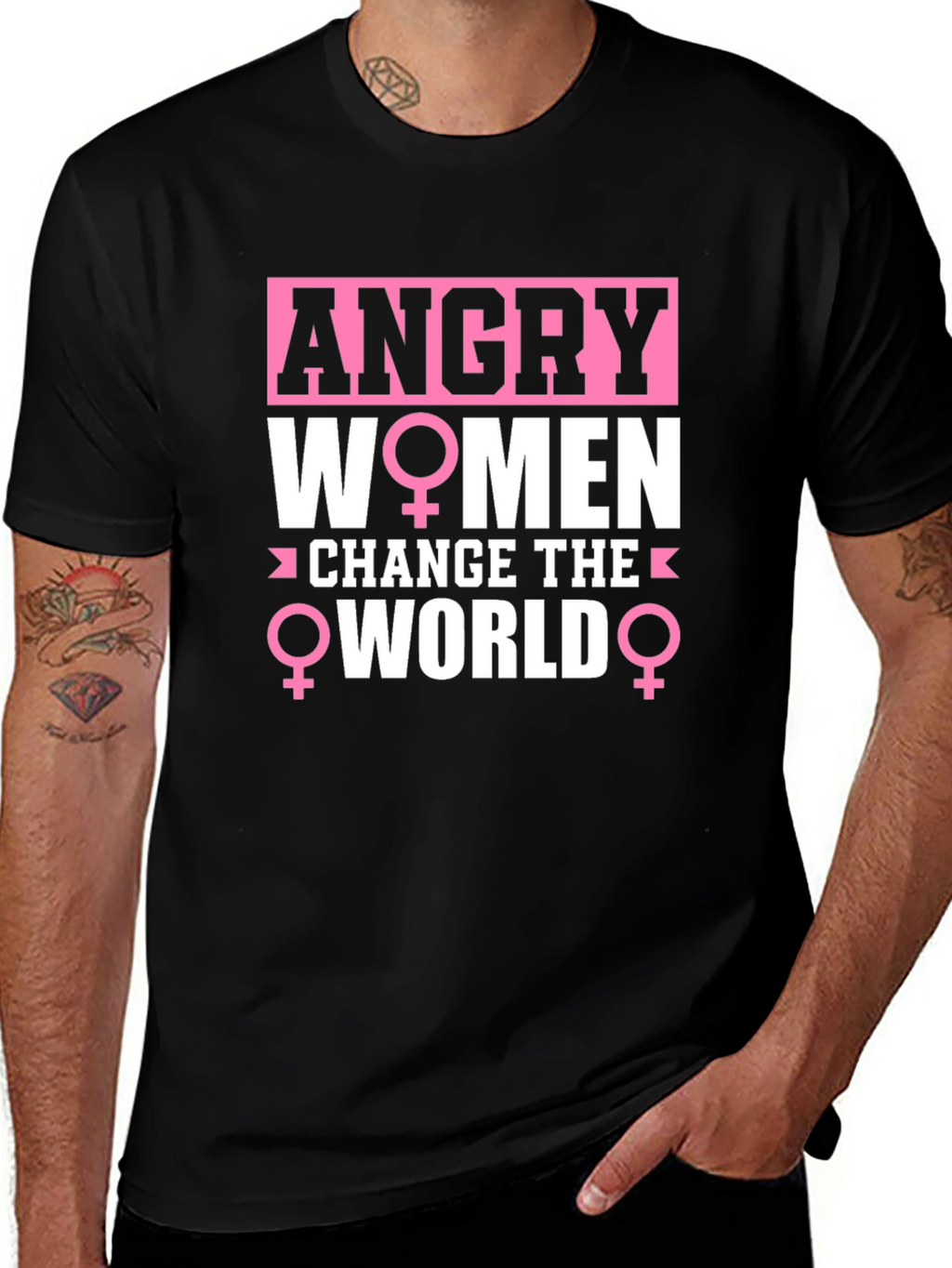 Angry Women Change the World Graphic Tee