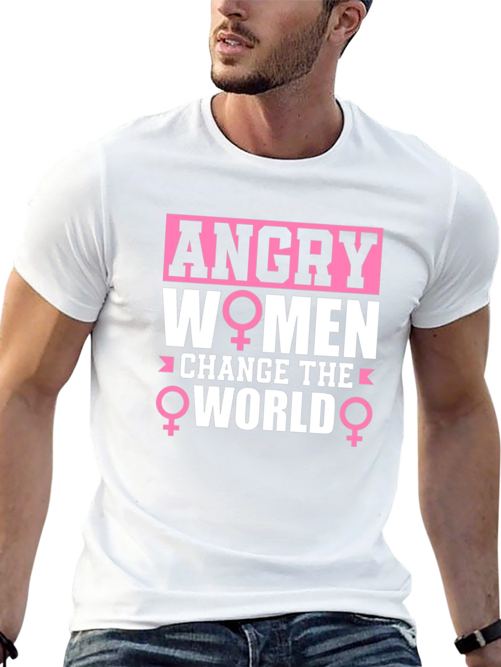 Angry Women Change the World Graphic Tee