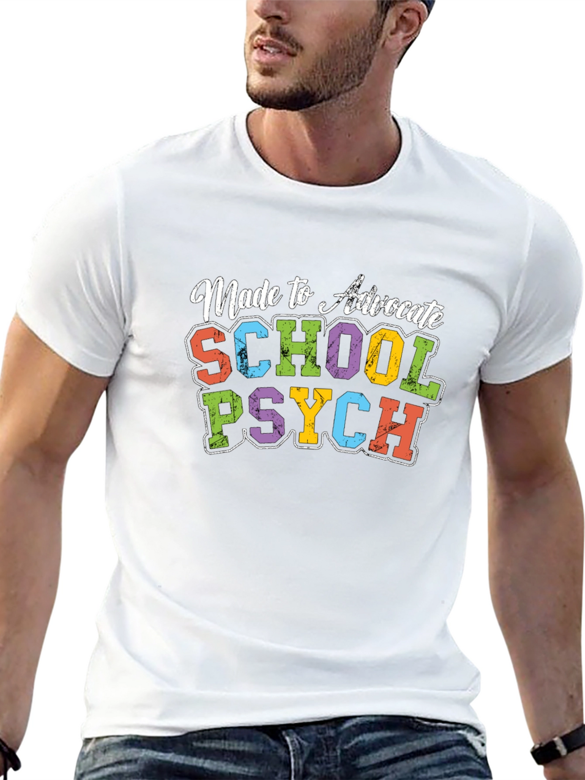 Made to Advocate School Psych T-Shirt