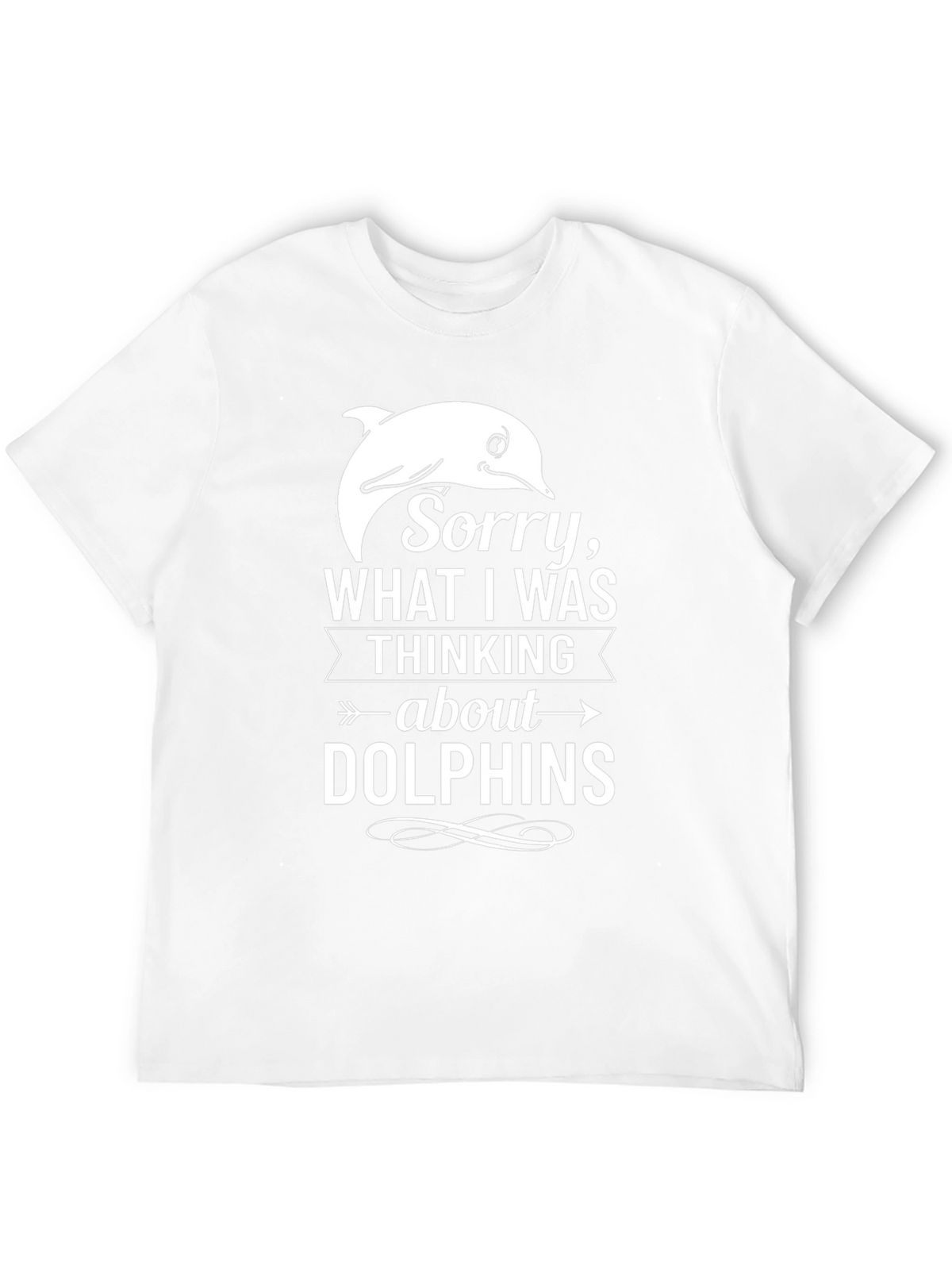 Dolphin Thoughts T-Shirt - Funny Graphic Tee
