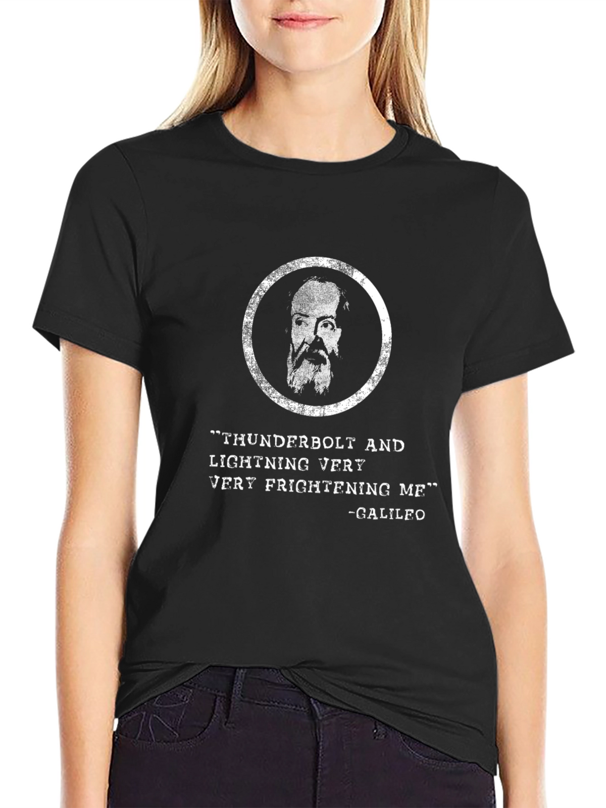 Thunderbolt Galileo T-Shirt - Funny Quote Tee