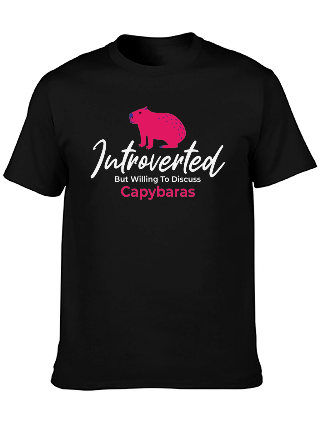 Introverted Capybaras Graphic T-Shirt