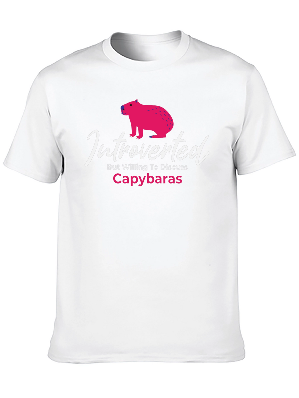 Introverted Capybaras Graphic T-Shirt
