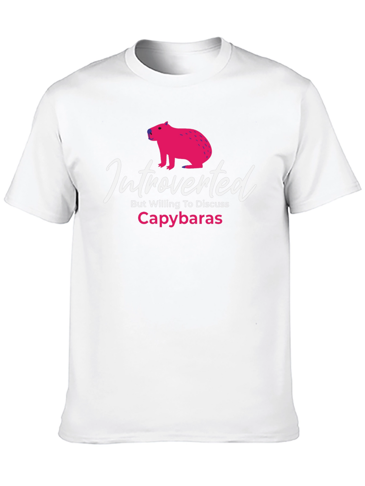 Introverted Capybaras Graphic T-Shirt