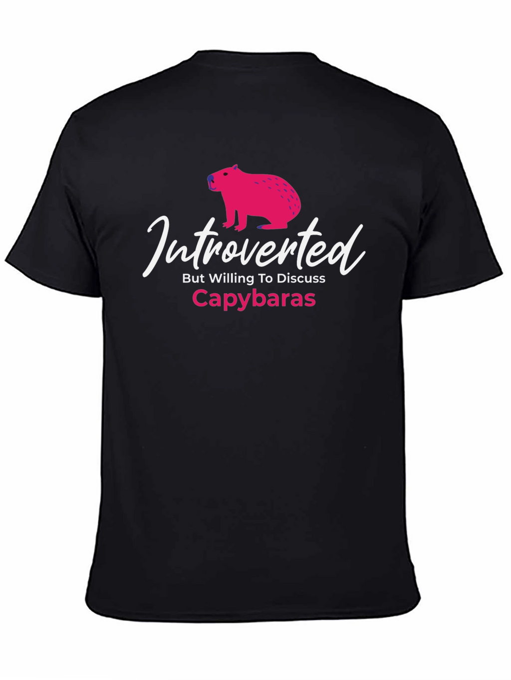 Introverted Capybaras Graphic T-Shirt