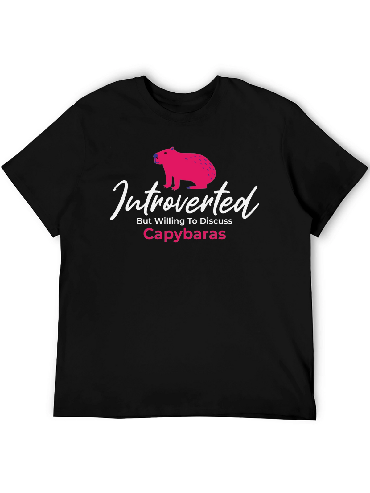 Introverted Capybaras Graphic T-Shirt